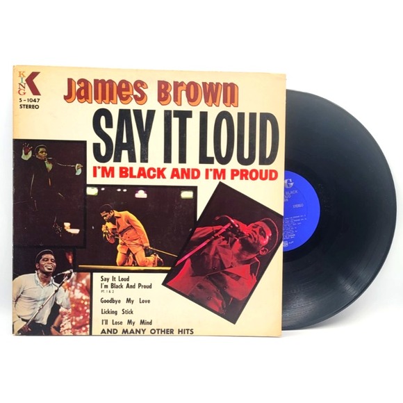 JAMES BROWN - SAY IT LOUD I'M BLACK AND I'M PROUD - SOUL FUNK LP KING ORIGINAL‎